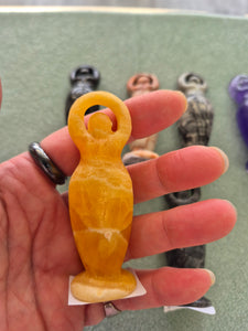 GEMSTONE STANDING GODDESS