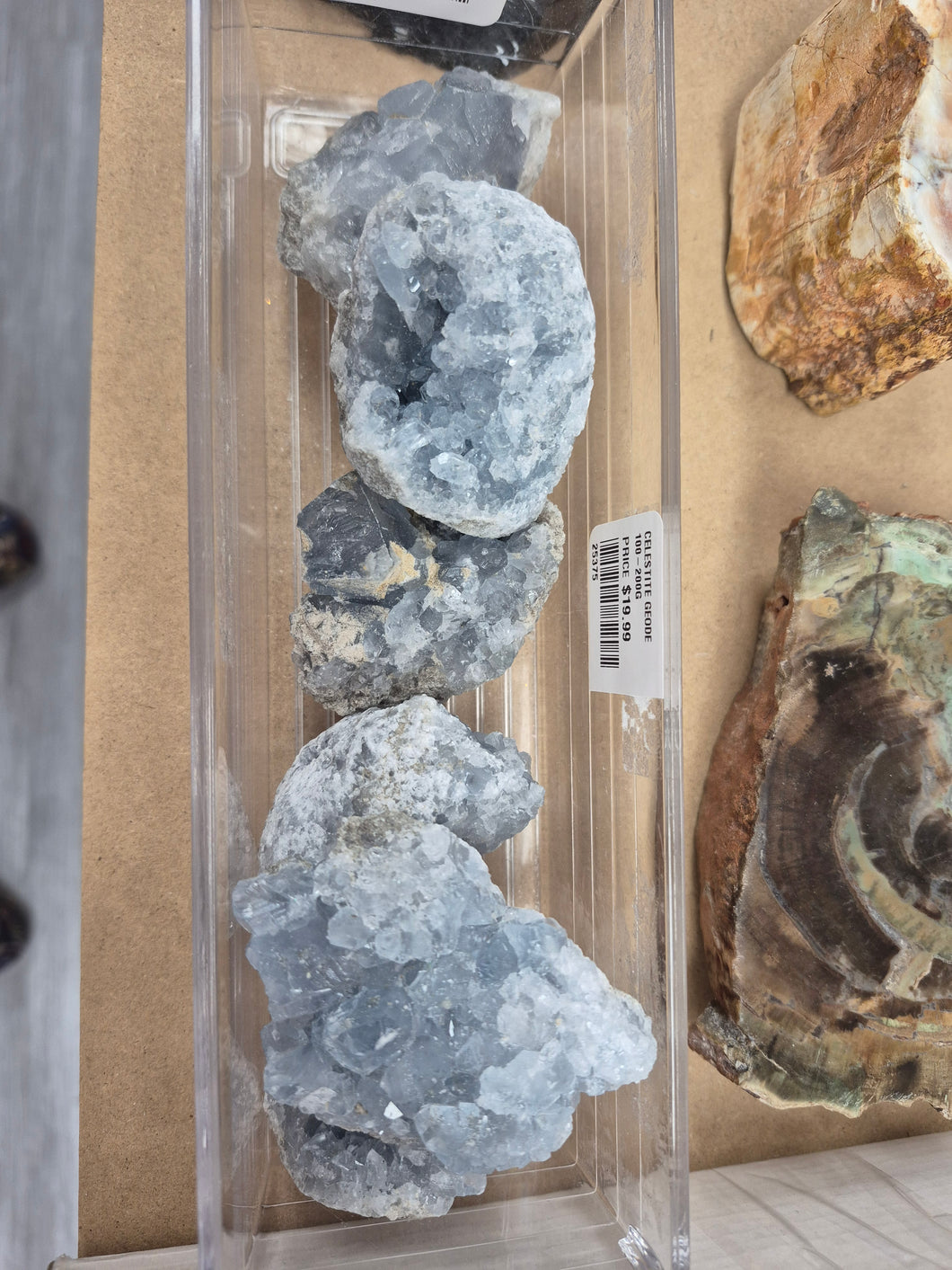 CELESTITE GEODE 100-200G