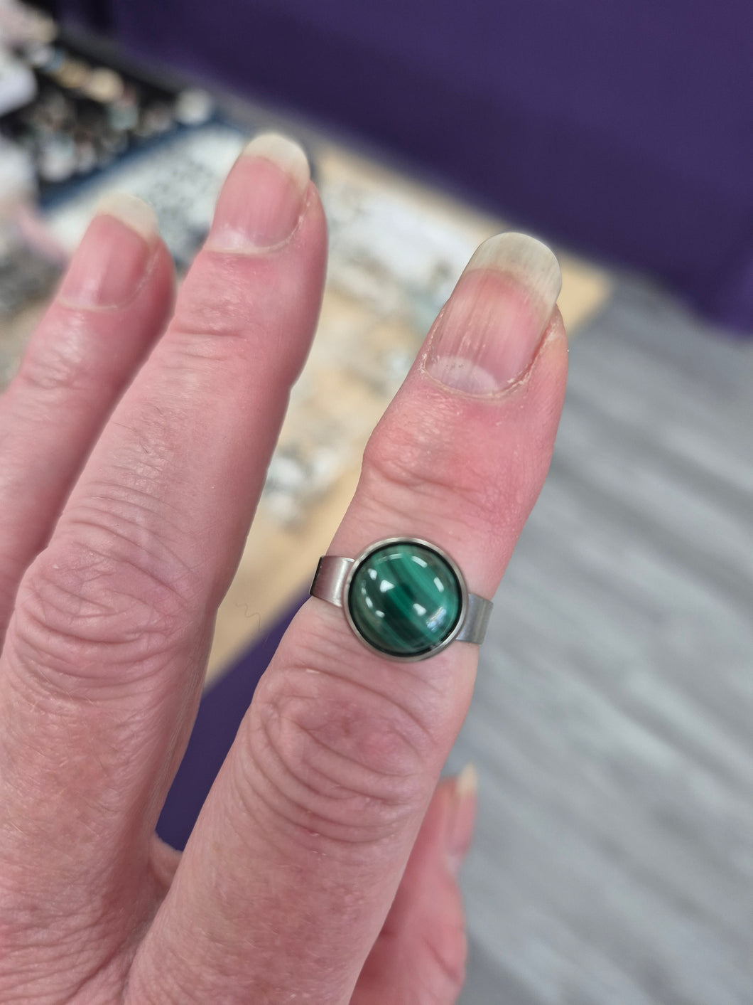 MALACHITE RING