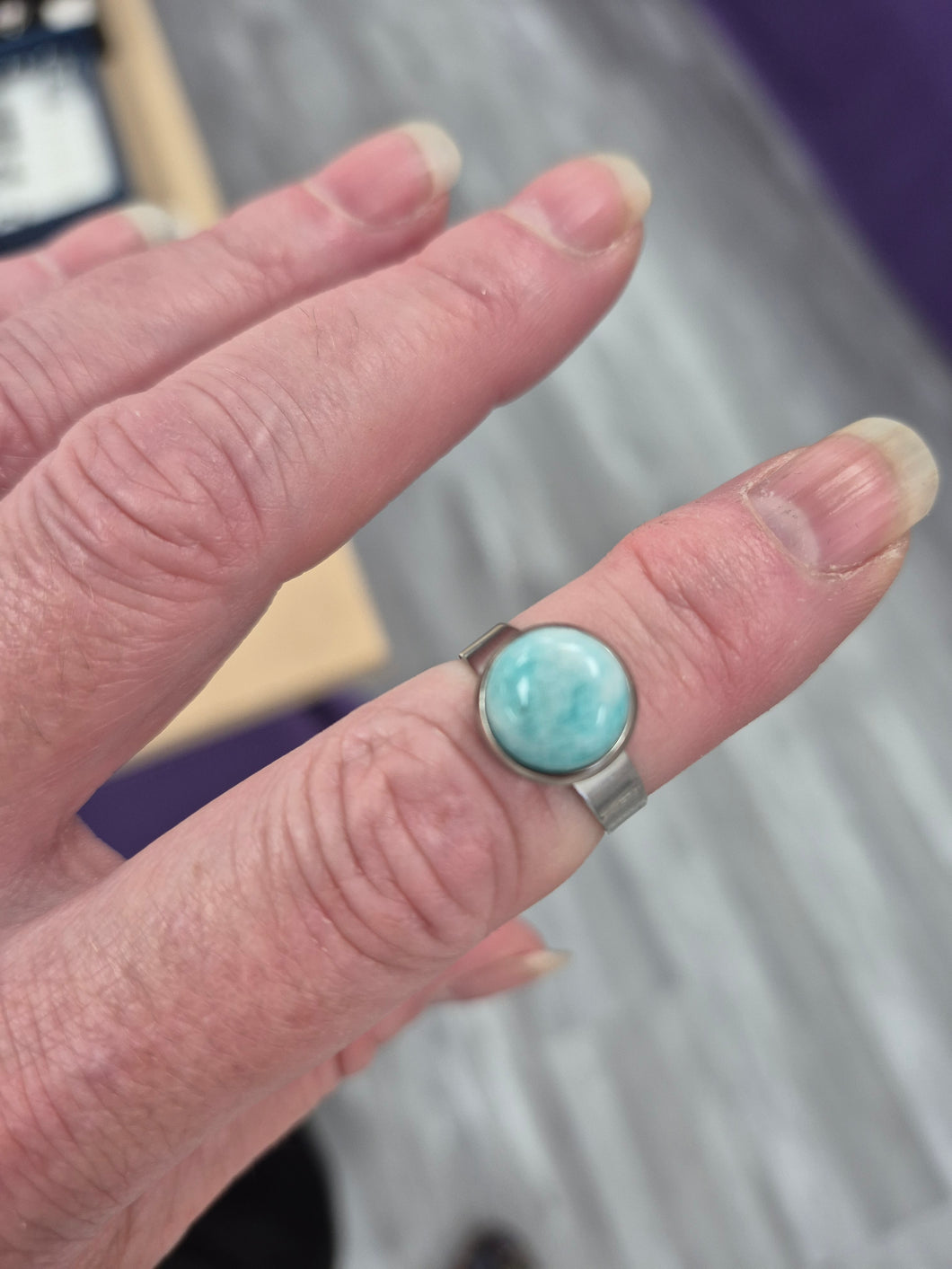 AMAZONITE RING
