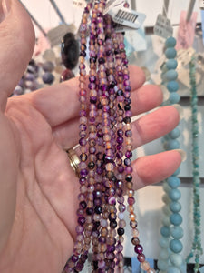 AGATE FACETED 4MM
