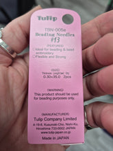 Load image into Gallery viewer, BEADING NEEDLES SIZE 13
