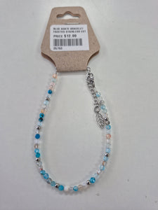 BLUE AGATE BRACELET