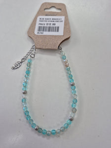 BLUE AGATE BRACELET