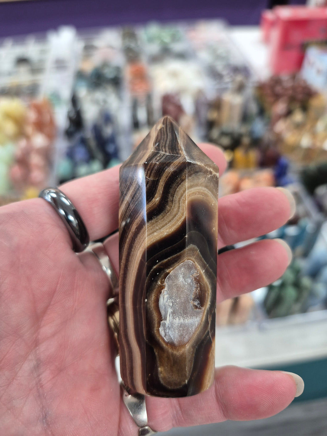 CHOCOLATE CALCITE POINT