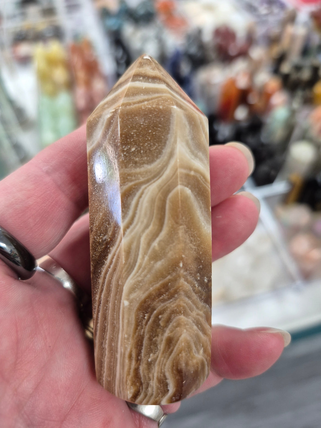 CHOCOLATE CALCITE POINT
