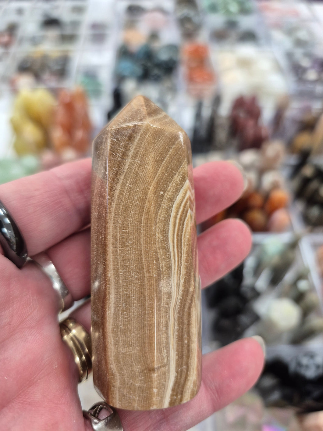 CHOCOLATE CALCITE POINT