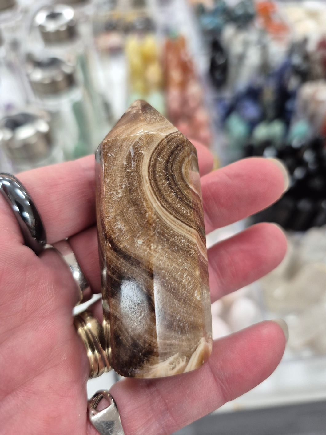 CHOCOLATE CALCITE POINT
