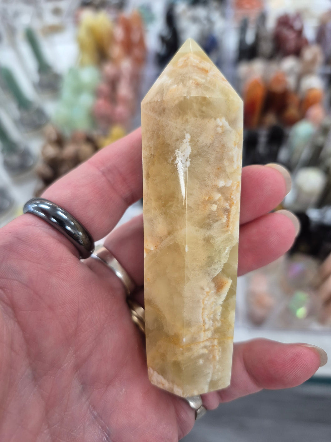 LEMON CALCITE POINT