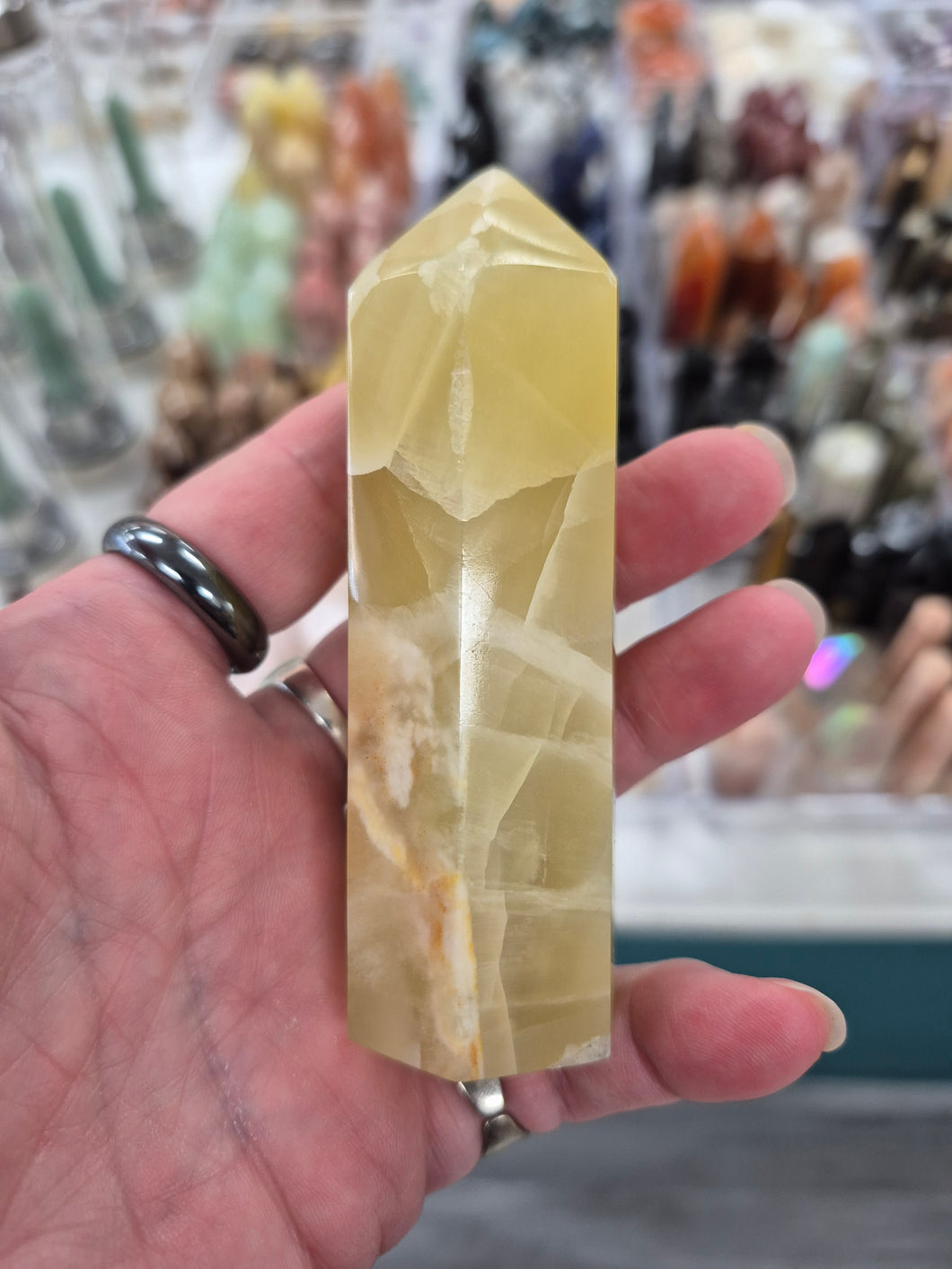 LEMON CALCITE POINT