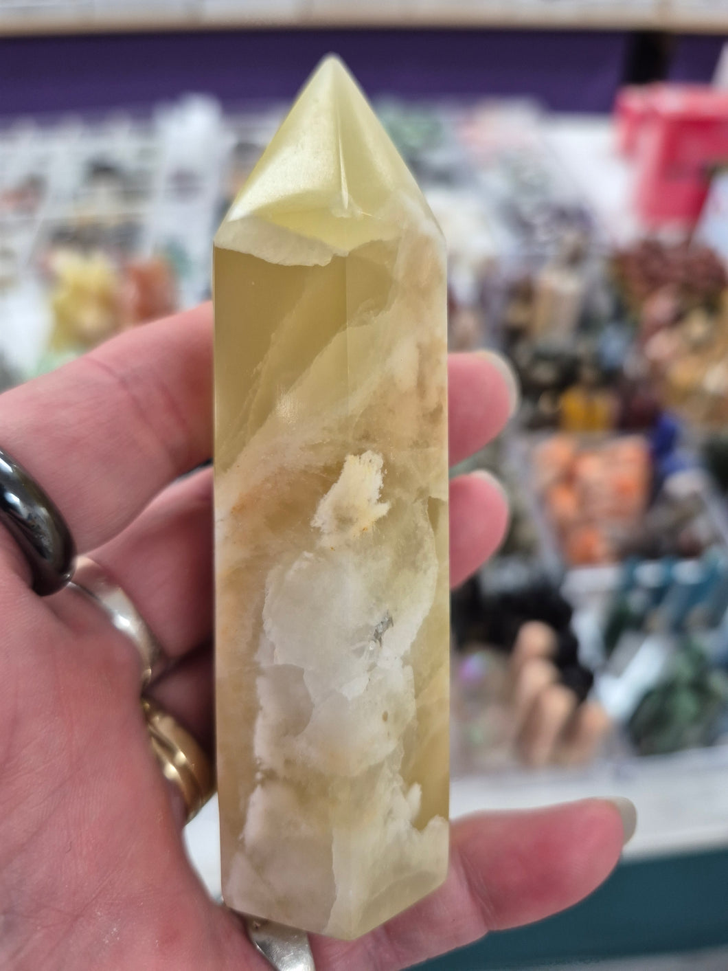 LEMON CALCITE POINT