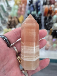 HONEY CALCITE POINT