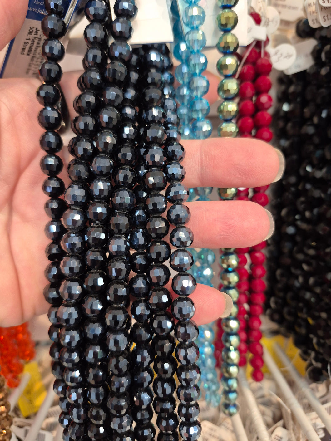 ORI CRYSTAL FACETED 8MM