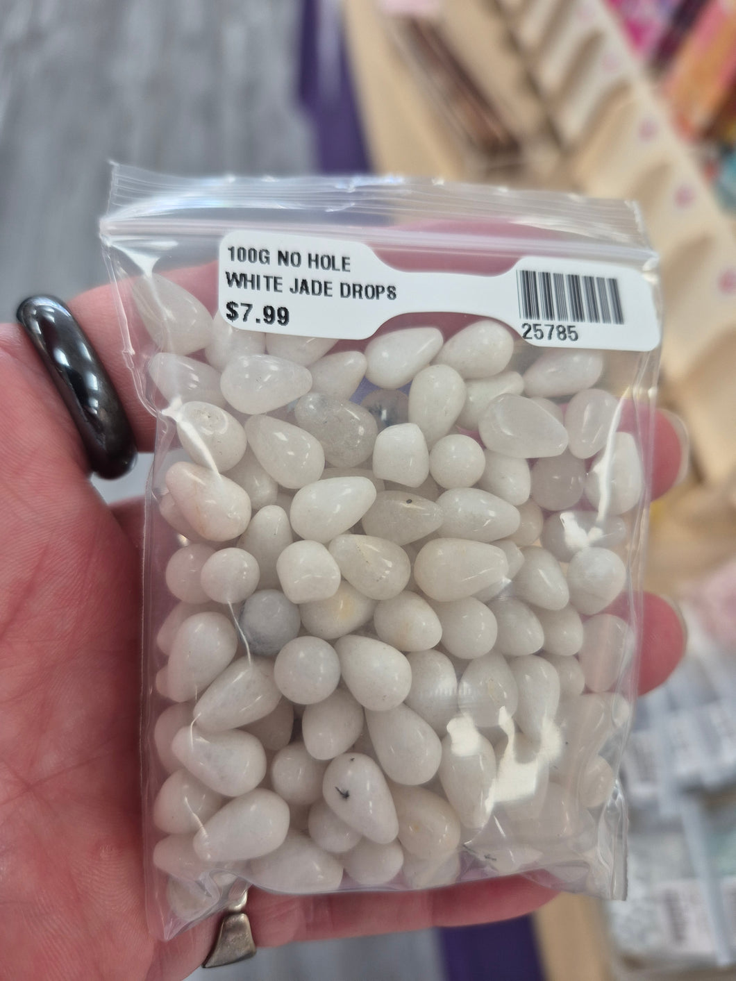 WHITE JADE DROPS
