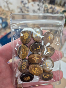 TIGER EYE WITCH STONES