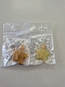 GEMSTONE PENDANT STAR NECKLACE