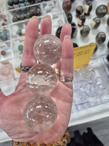 CLEAR QUARTZ SPHERE