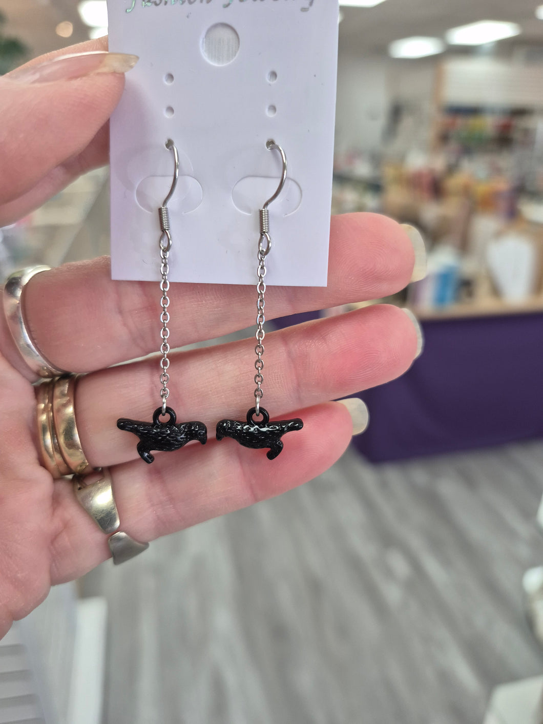 CROW EARRINGS