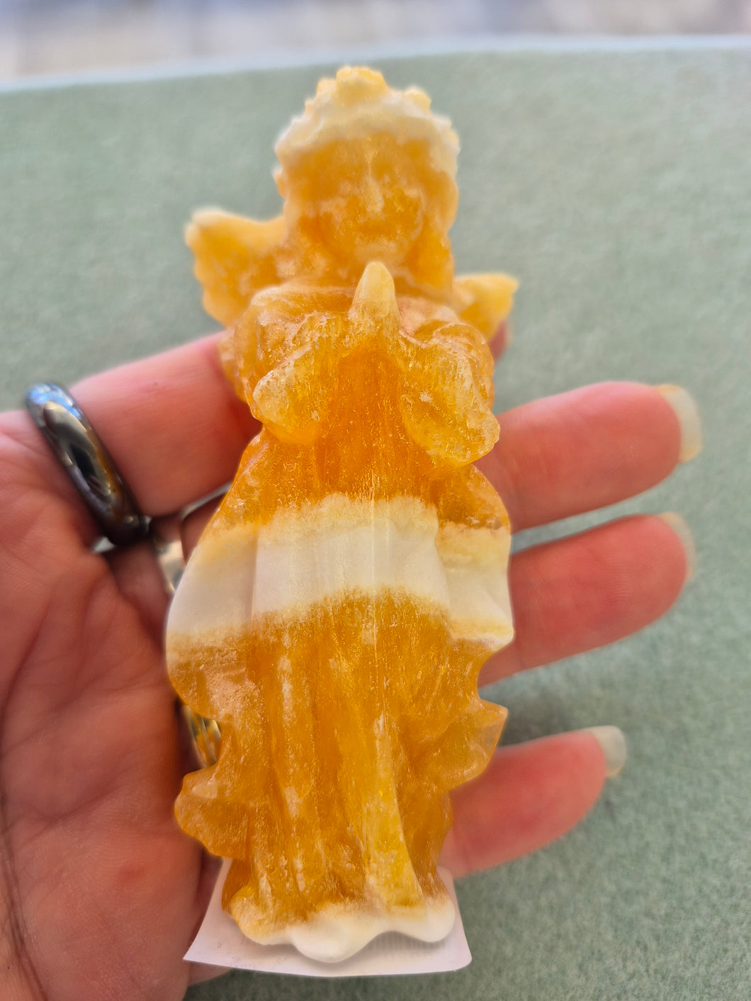 ORANGE CALCITE ANGEL