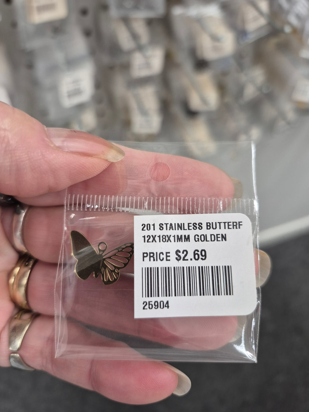 201 STAINLESS BUTTERFLY