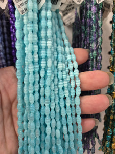 GLASS BEAD 8X4MM