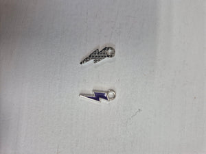 ENAMEL CHARM LIGHTNING BOLT