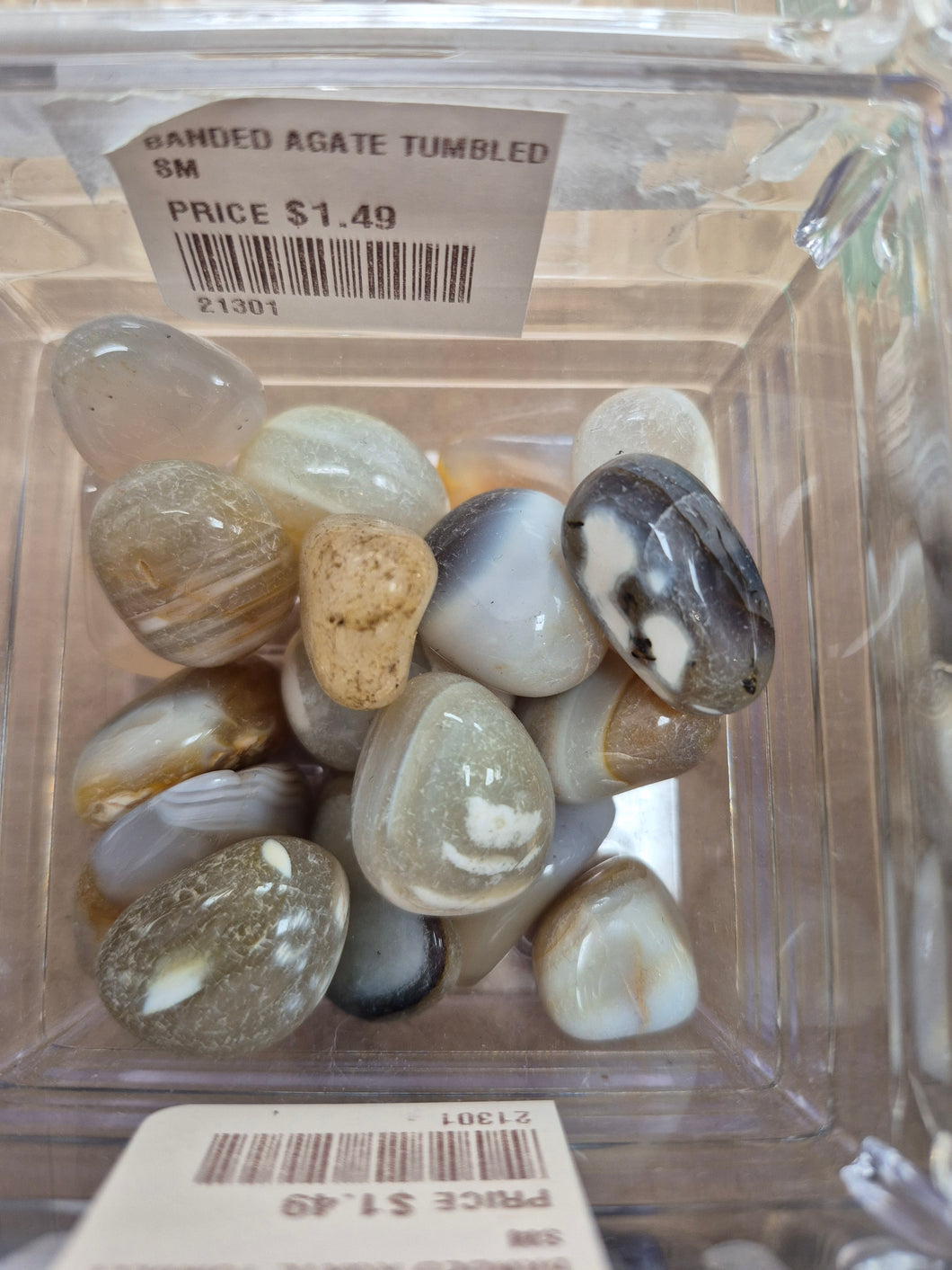 BANDED AGATE TUMBLED