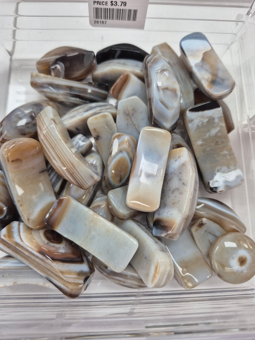 BANDED AGATE TUMBLED