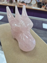 Load image into Gallery viewer, ROSE QUARTZ DRAGON HEAD
