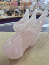 Load image into Gallery viewer, ROSE QUARTZ DRAGON HEAD
