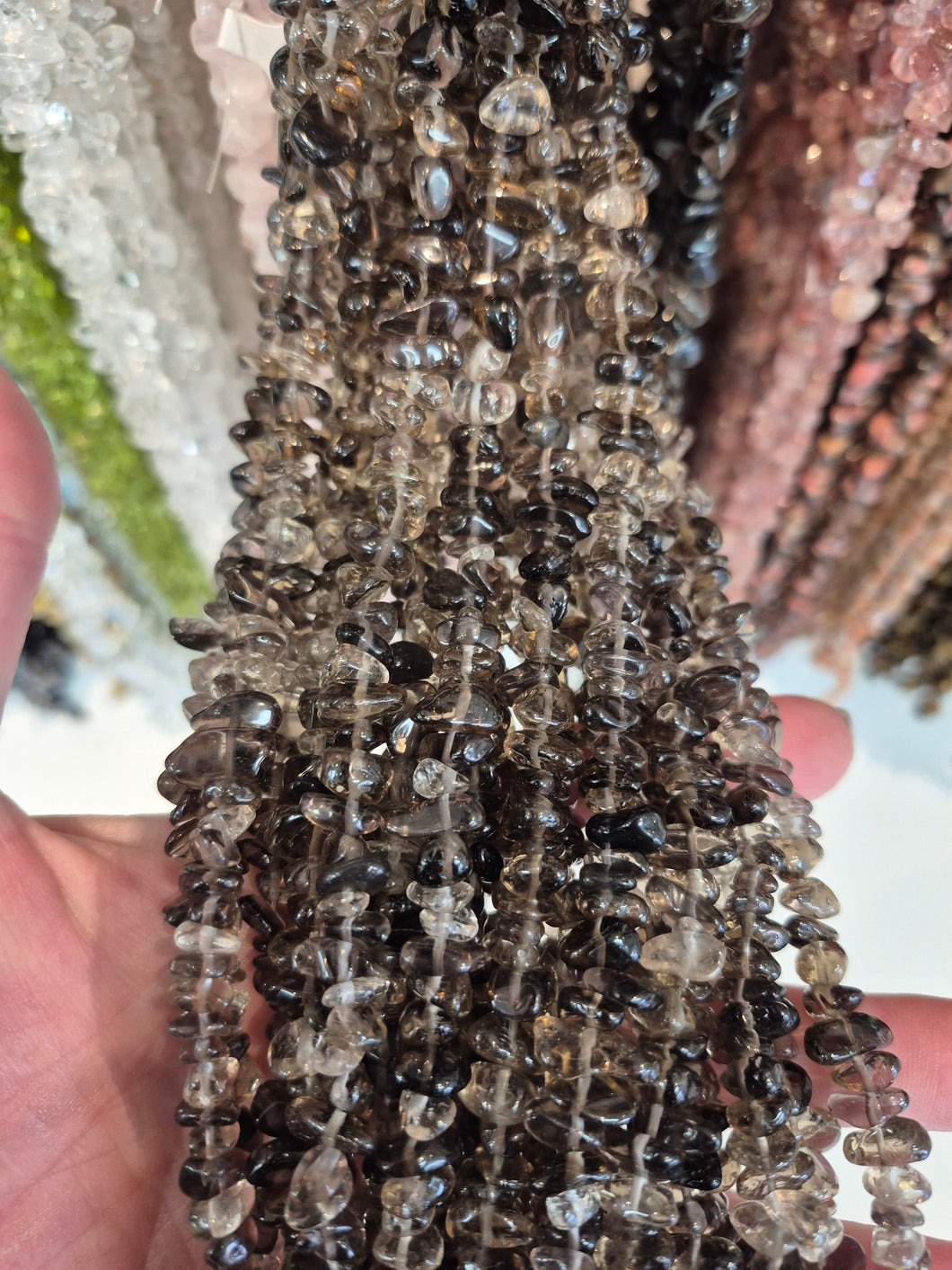 SMOKY QUARTZ CHIPS