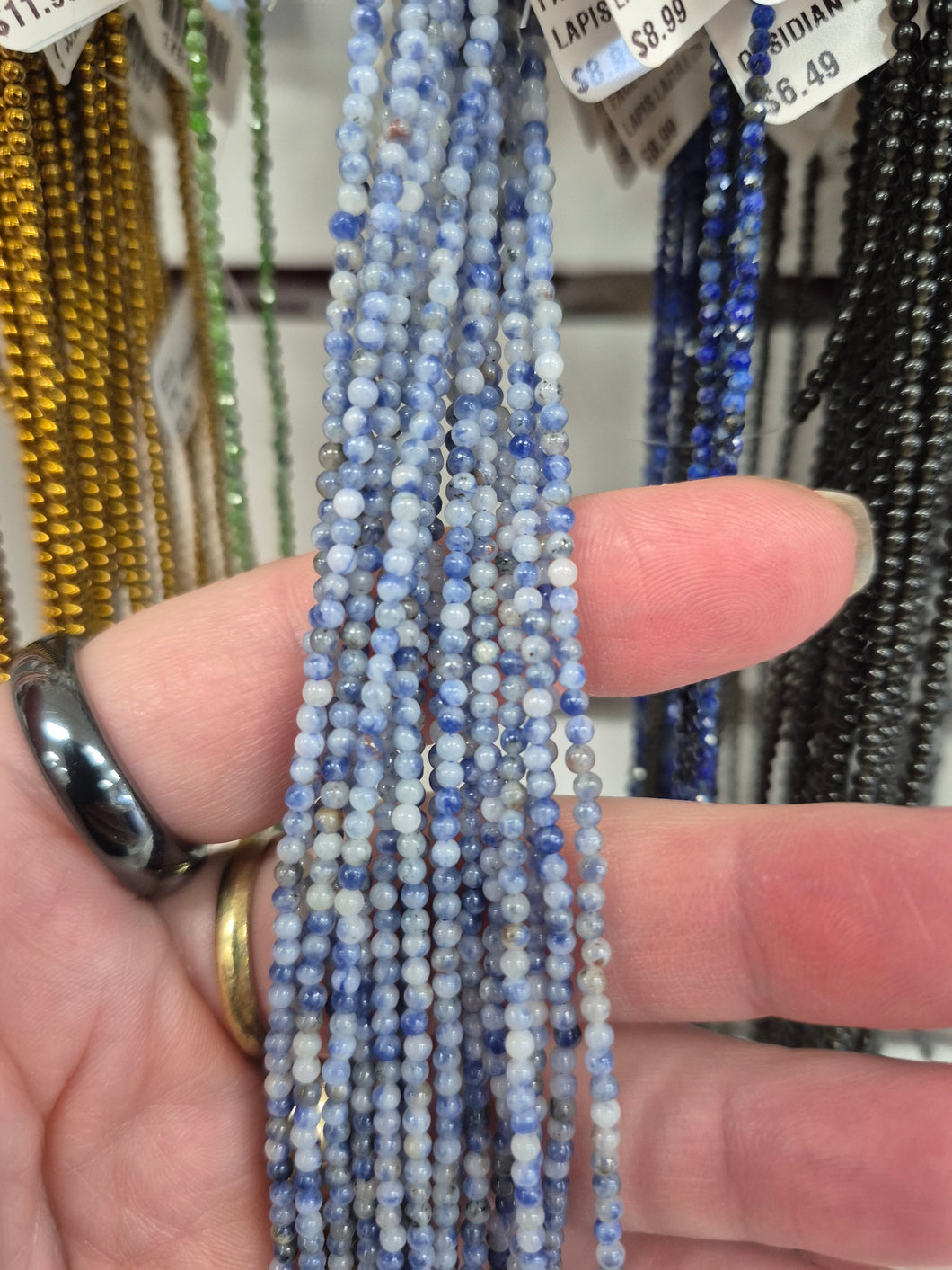 BLUE SPOT JASPER 2MM