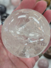Load image into Gallery viewer, CLEAR QUARTZ SPHERE
