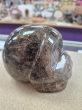 Load image into Gallery viewer, MORION SMOKY QUARTZ SKULL
