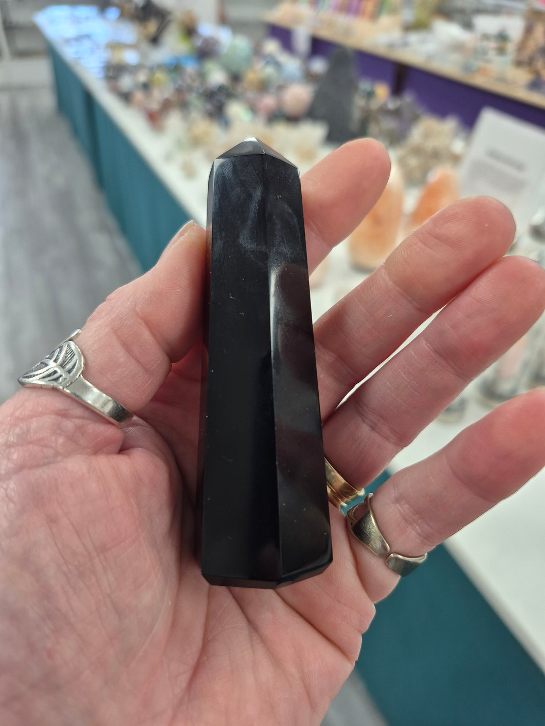 OBSIDIAN POINT – Oasis Beads & Crystals