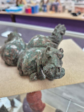 Load image into Gallery viewer, VERDITE HIPPO TRIO
