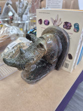Load image into Gallery viewer, SOAPSTONE RHINO BOOKENDS
