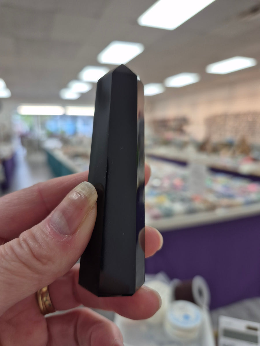 OBSIDIAN POINT – Oasis Beads & Crystals