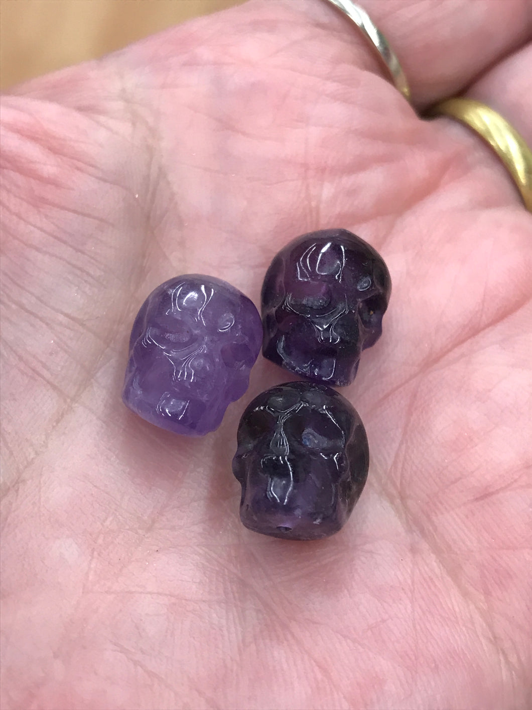 AMETHYST SKULL 13X10X11.5MM