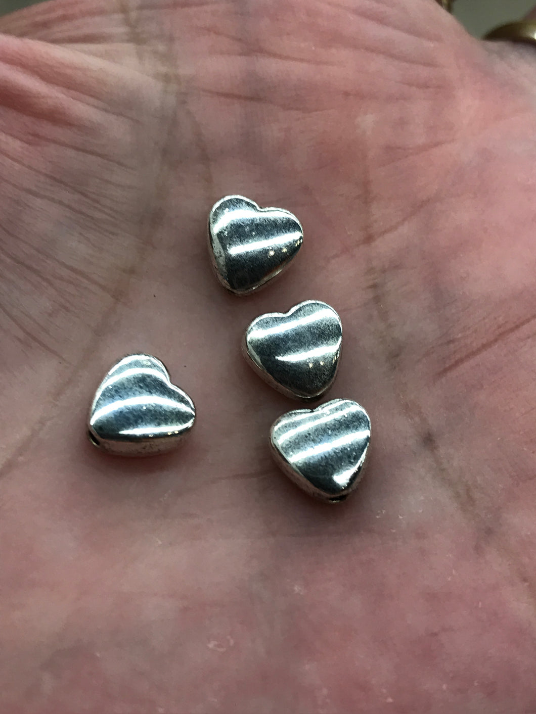 PEWTER HEART SPACER