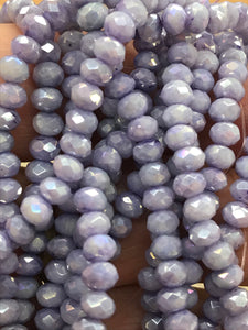 FACETED GLASS 4X3MM LUSTER