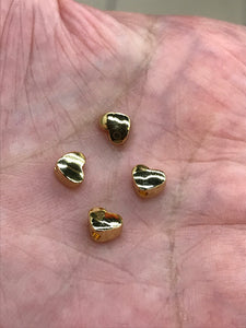 BRASS HEART BEAD