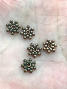 COPPER SNOWFLAKE SPACER