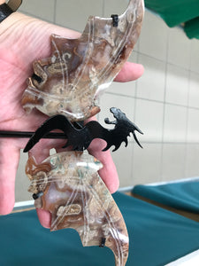 CRAZY LACE AGATE DRAGON