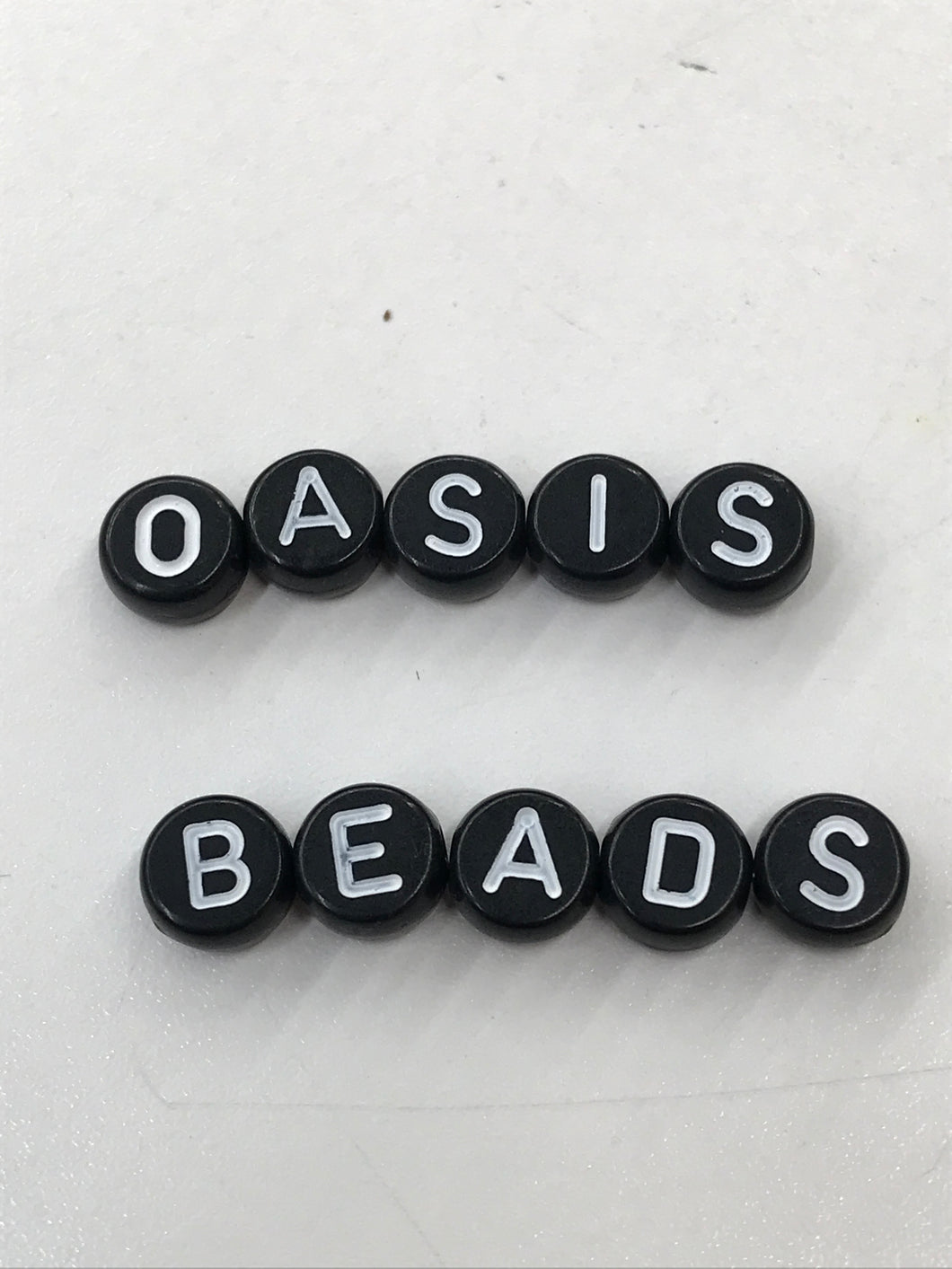 ACRYLIC LETTER BEADS