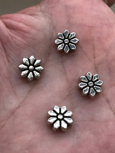 PEWTER FLOWER SPACER