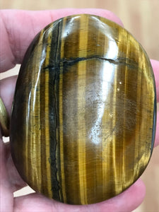 TIGER EYE PALM STONE