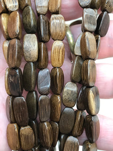 WOOD BEADS 12X6MM