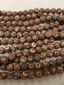 Agate dZi Round Bead