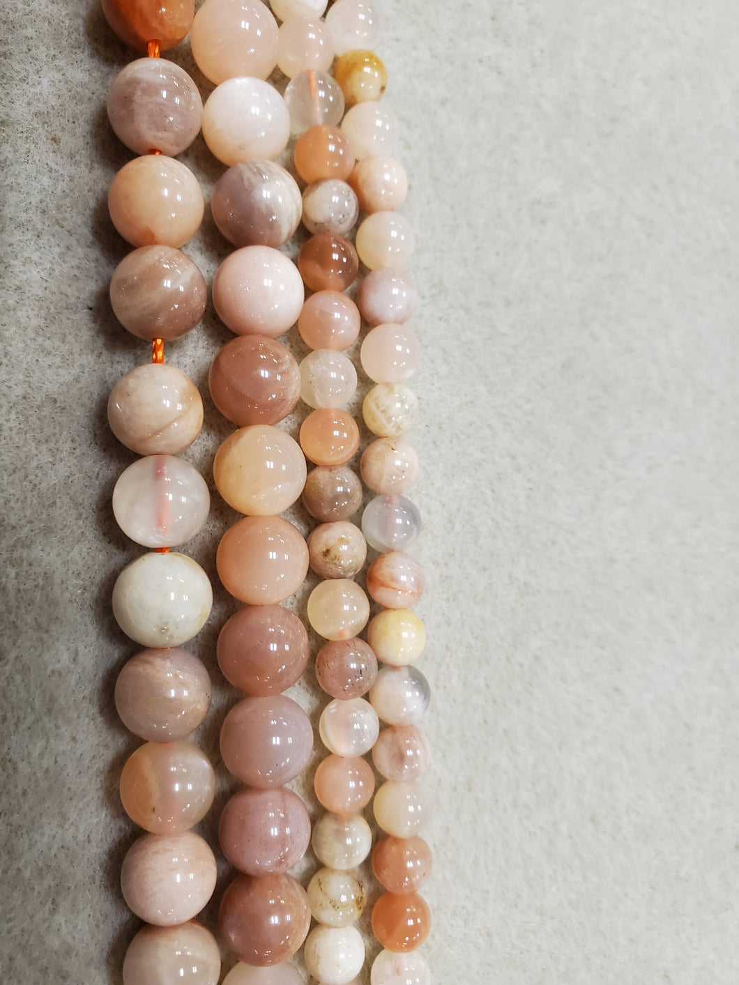 Peach Moonstone Round